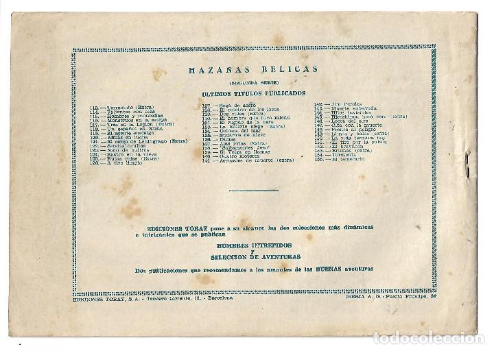 Tebeos: HAZA&Ntilde;AS BELICAS N&ordm; 155 - ORIGINAL - Foto 2