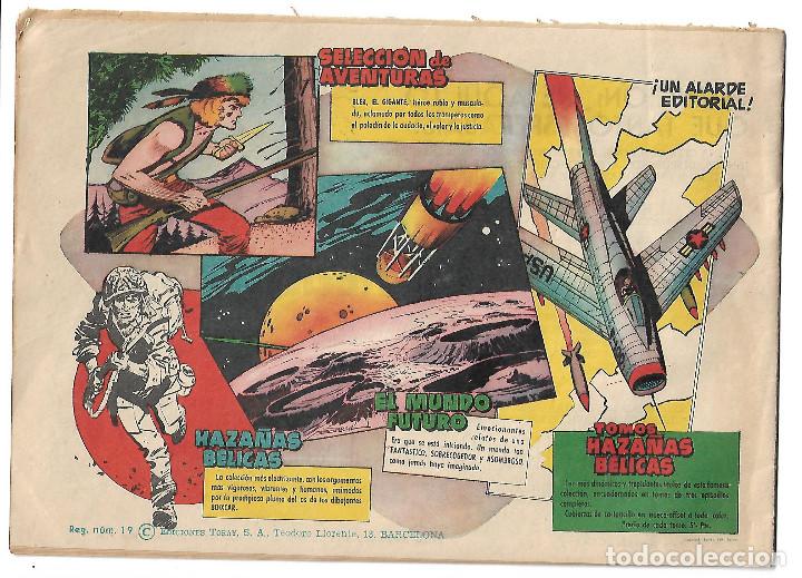 Tebeos: HAZA&Ntilde;AS BELICAS N&ordm; 191 - ORIGINAL - Foto 2