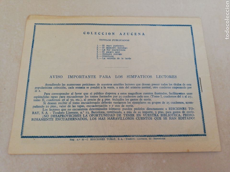 Tebeos: Colecci&oacute;n azucena N&deg;7 la estrella de la tarde - Foto 2