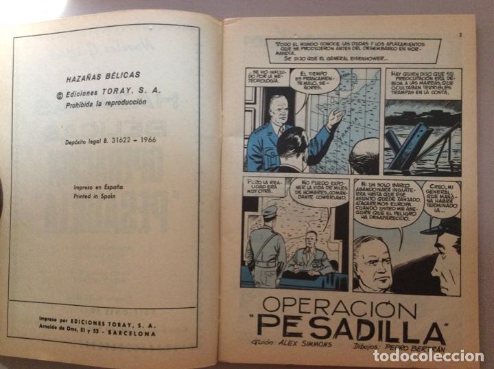 Tebeos: HAZA&Ntilde;AS B&Eacute;LICAS N 135 - Foto 2