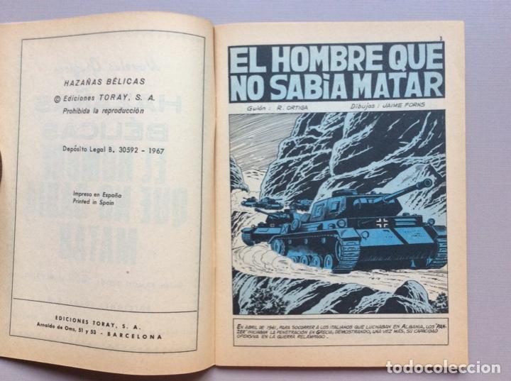 Tebeos: HAZA&Ntilde;AS B&Eacute;LICAS N 158 - Foto 2