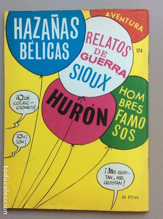 Tebeos: HAZA&Ntilde;AS B&Eacute;LICAS N 174 - Foto 5