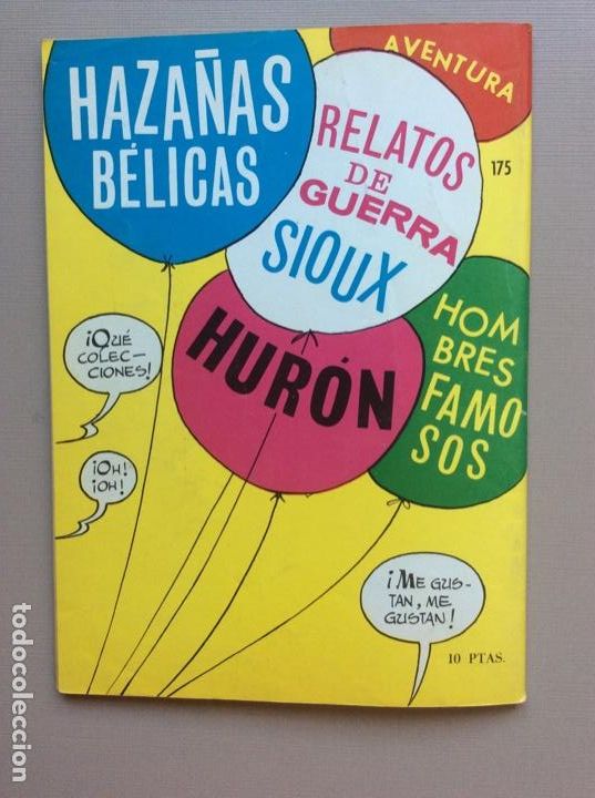 Tebeos: HAZA&Ntilde;AS B&Eacute;LICAS N 175 - Foto 5