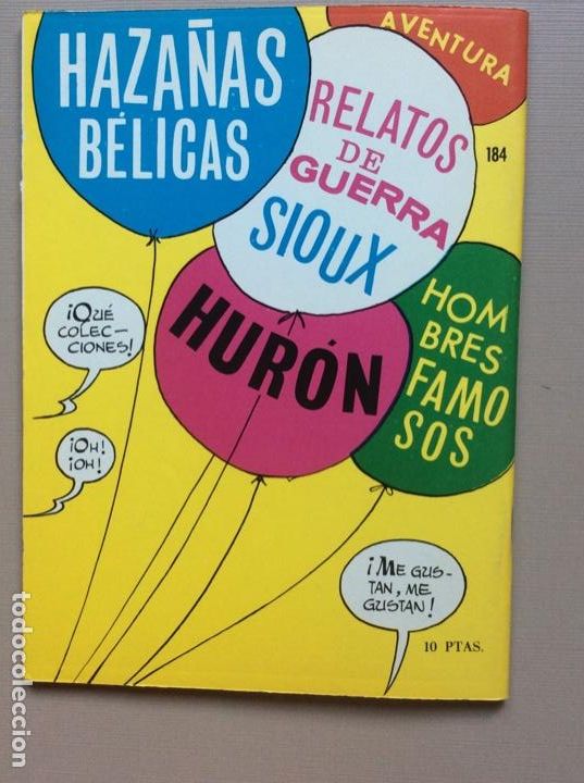 Tebeos: HAZA&Ntilde;AS B&Eacute;LICAS N 184 - Foto 5