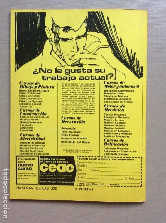 Tebeos: HAZA&Ntilde;AS B&Eacute;LICAS N 200 - Foto 5