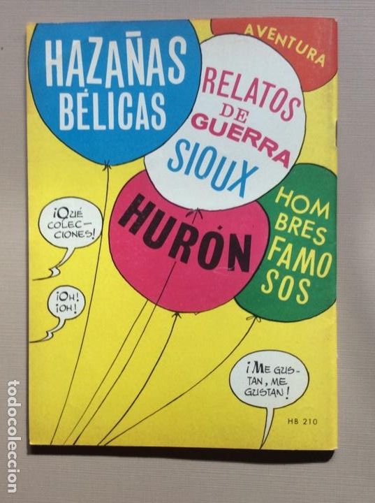 Tebeos: HAZA&Ntilde;AS B&Eacute;LICAS N 210 - Foto 5