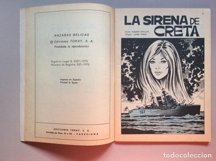 Tebeos: HAZA&Ntilde;AS B&Eacute;LICAS N 218 - Foto 2