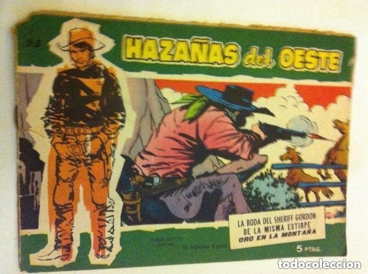 Tebeos: haza&ntilde;as del oeste -n&ordm;. 33 - lomo abierto - Foto 1