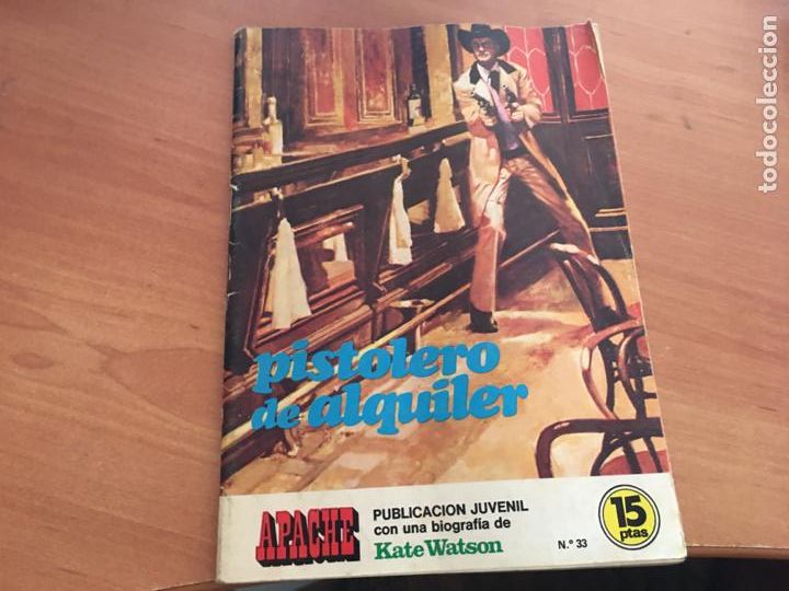 Tebeos: APACHE N&ordm; 33 PISTOLERO DE ALQUILER (ORIGINAL TORAY) (COB146) - Foto 1