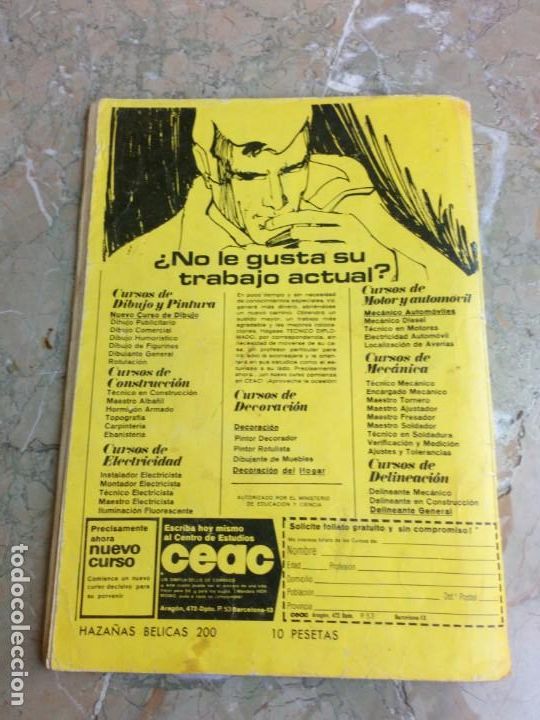 Tebeos: HAZA&Ntilde;AS B&Eacute;LICAS N&ordm; 200 El impostor TORAY - Foto 2