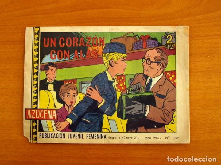 Tebeos: Azucena - N&ordm; 1009, Un coraz&oacute;n con alas - Ediciones Toray 1967 - Foto 1