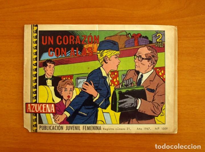 Tebeos: Azucena - N&ordm; 1009, Un coraz&oacute;n con alas - Ediciones Toray 1967 - Foto 1