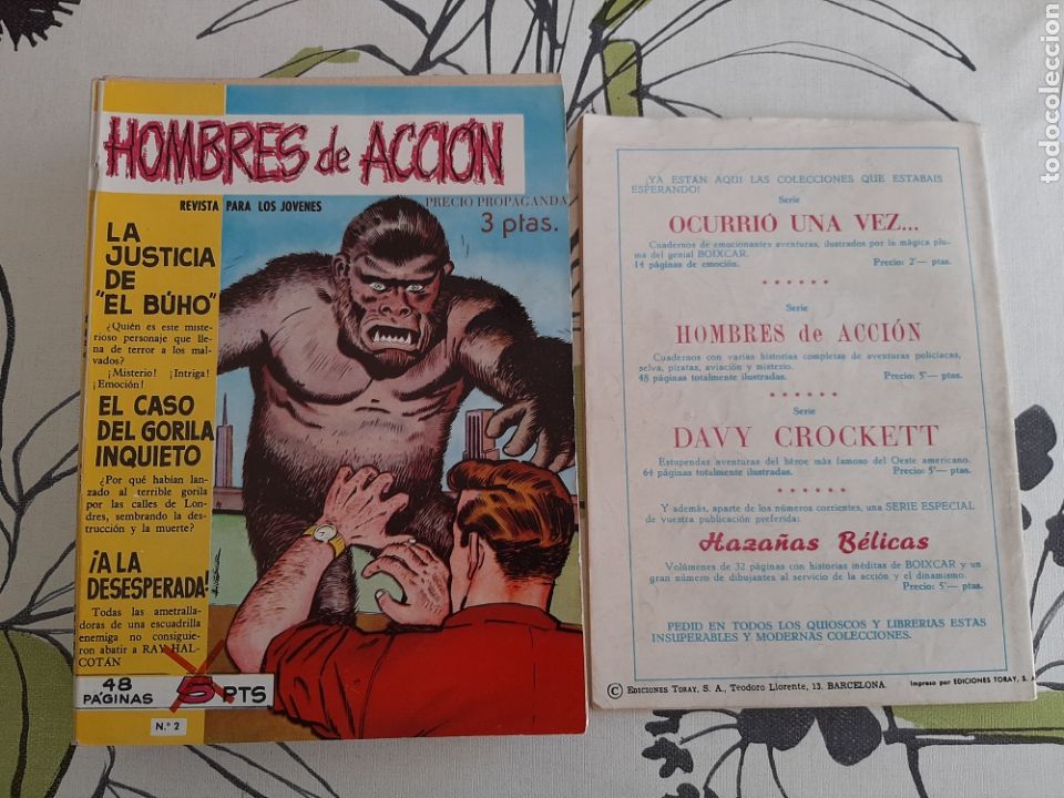 Tebeos: Hombres de Acci&oacute;n , Toray, Colecci&oacute;n Completa - Foto 3