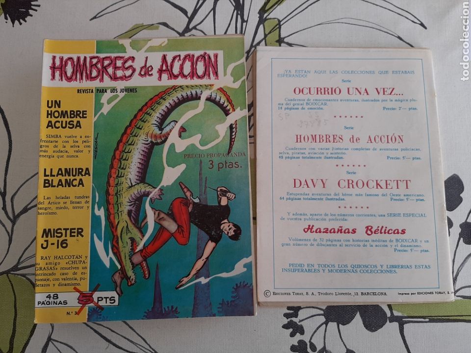 Tebeos: Hombres de Acci&oacute;n , Toray, Colecci&oacute;n Completa - Foto 4