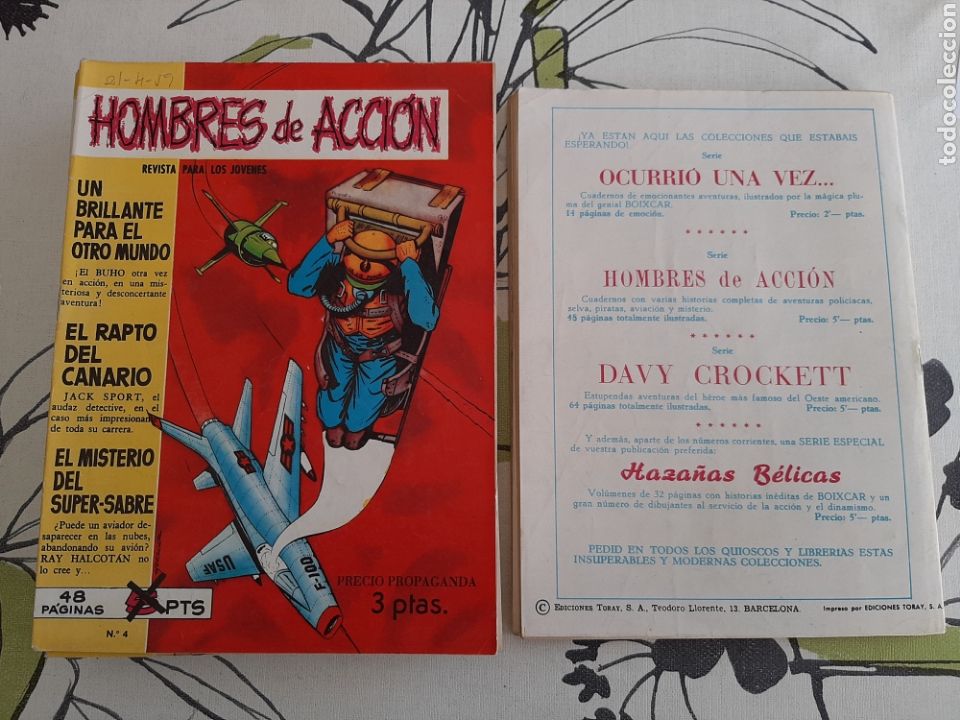 Tebeos: Hombres de Acci&oacute;n , Toray, Colecci&oacute;n Completa - Foto 5