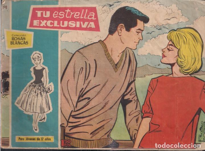 Tebeos: ROSAS BLANCAS N&ordm; 198: TU ESTRELLA EXCLUSIVA - Foto 1