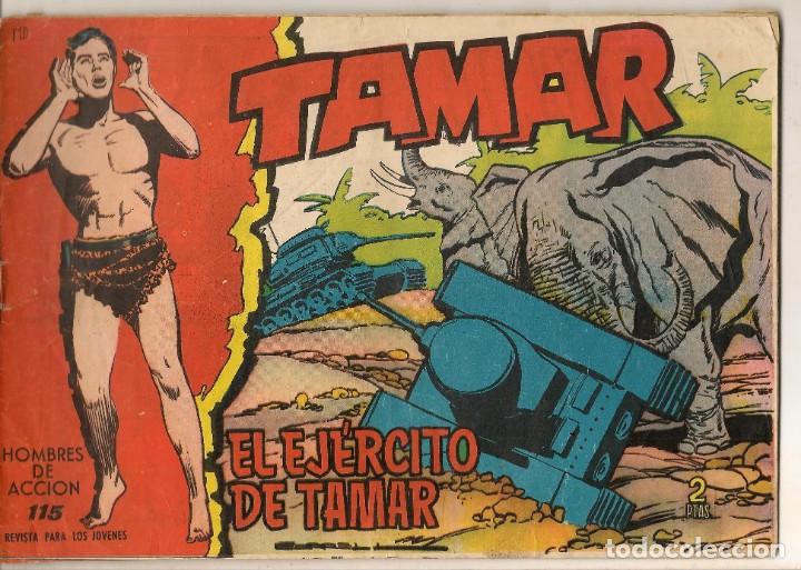 Tebeos: TAMAR. N&ordm; 115 EL EJ&Eacute;RCITO DE TAMAR. TORAY, 1961.(C/A19) - Foto 1