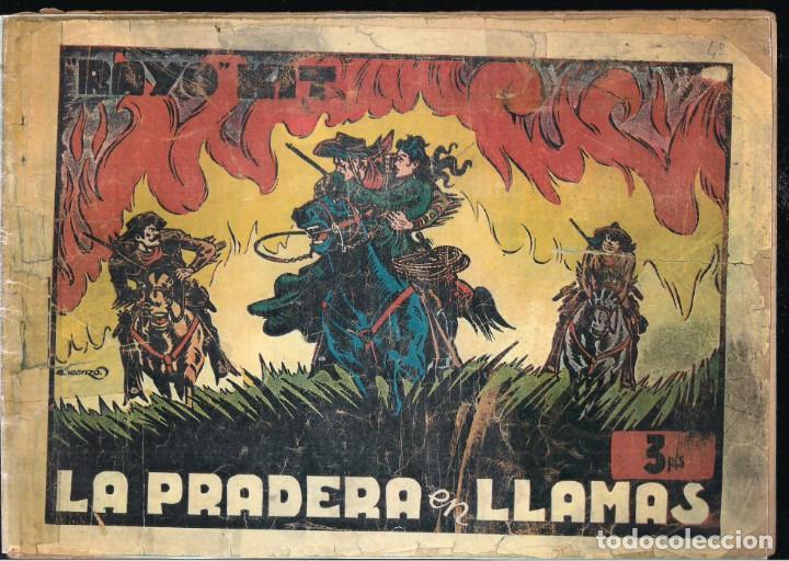 Tebeos: RAYO KIT ALBUM N&ordm; 4: LA PRADERA EN LLAMAS - Foto 1