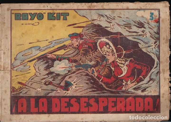 Tebeos: RAYO KIT ALBUM N&ordm; 8: &iexcl; A LA DESESPERADA ! - Foto 1