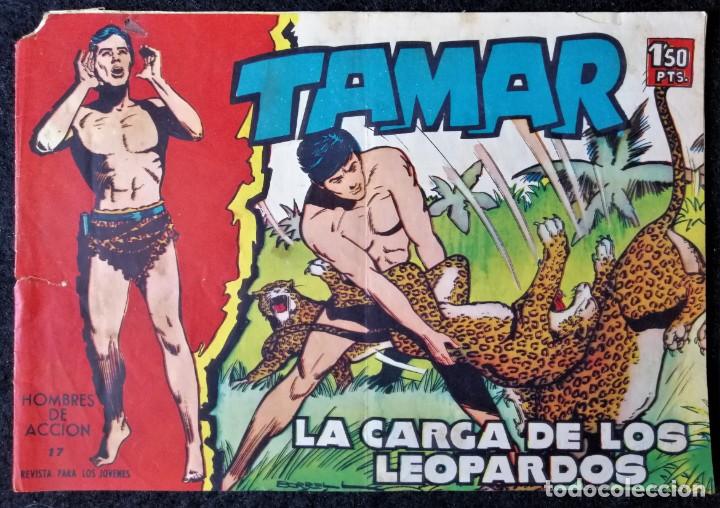 Tebeos: TAMAR N&ordm; 17 - LA CARGA DE LOS LEOPARDOS - ORIGINAL - TORAY 1961 - Foto 1
