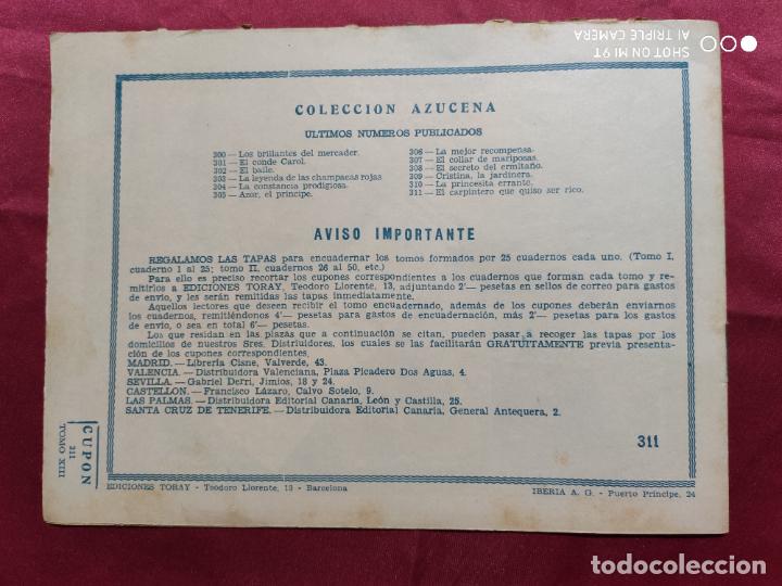 Tebeos: AZUCENA. N&ordm; 311. EDICIONES TORAY - Foto 3