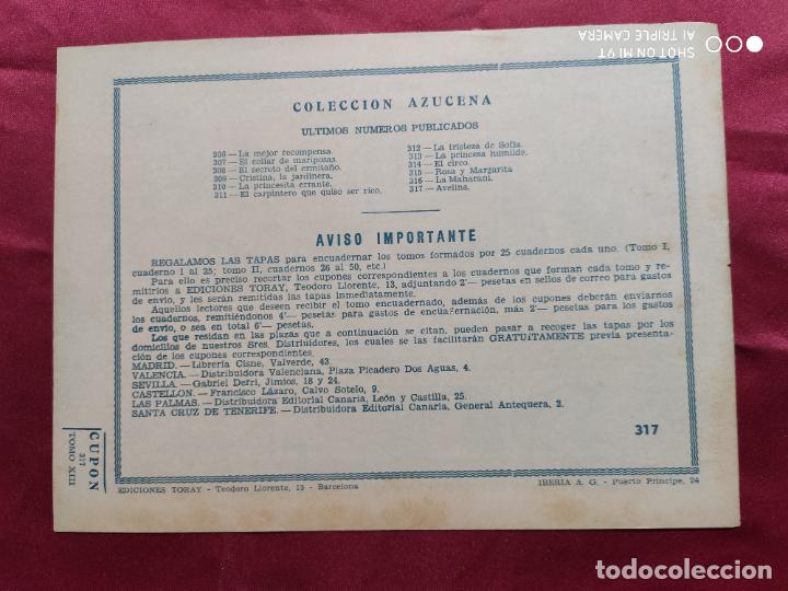 Tebeos: AZUCENA. N&ordm; 317. EDICIONES TORAY - Foto 2