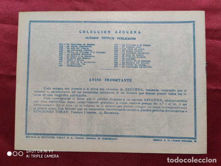 Tebeos: AZUCENA. N&ordm; 364. EDICIONES TORAY - Foto 2