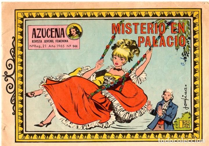 Tebeos: AZUCENA **** N&Uacute;MERO 944 *** MISTERIO EN PALACIO - Foto 1