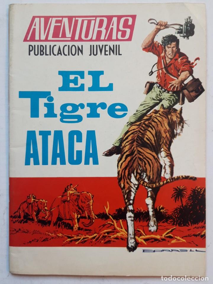 Tebeos: AVENTURAS. El tigre ataca. Ediciones Toray (1968) - Foto 1