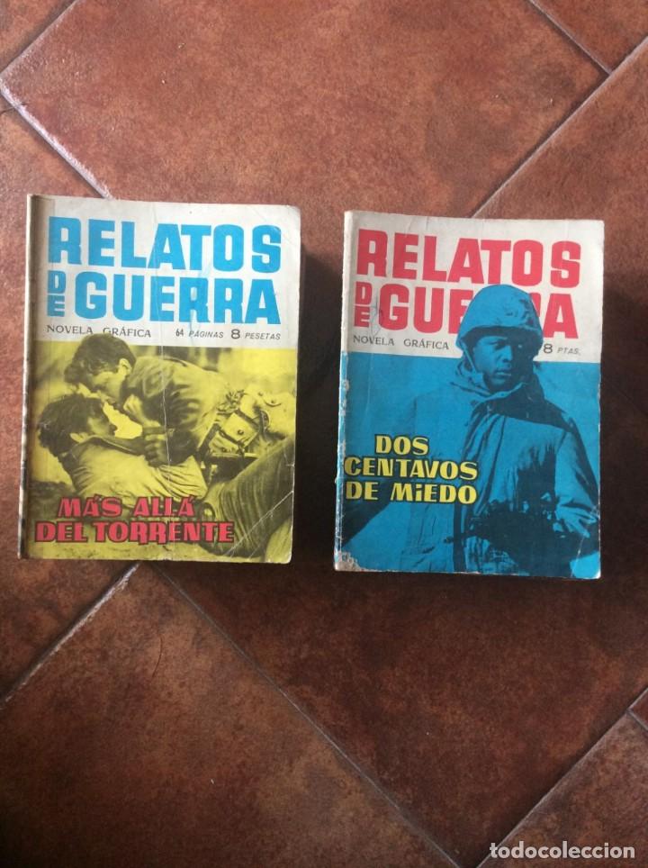 Tebeos: Lote 77 n&uacute;meros Relatos de Guerra - Foto 1