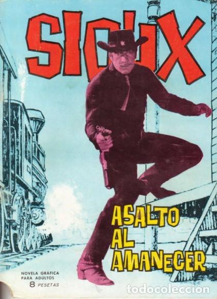 SIOUX-TORAY- Nº 23 -ASALTO AL AMANECER-1965 -GRAN ALFONSO FONT- CORRECTO- MUY DIFÍCIL-LEAN-4774 (Tebeos y Comics - Toray - Sioux)