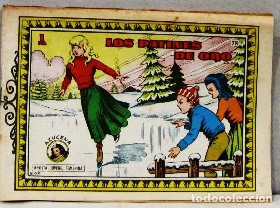 Tebeos: AZUCENA - N&ordm; 219 - LOS PATINES DE ORO - COMIC - Foto 1