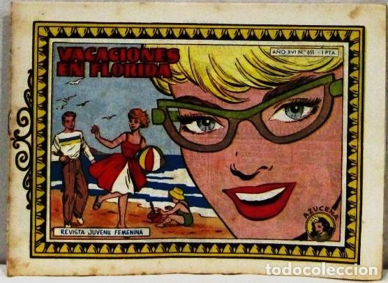 Tebeos: AZUCENA - N&ordm; 651 - VACACIONES EN FLORIDA - COMIC - Foto 1