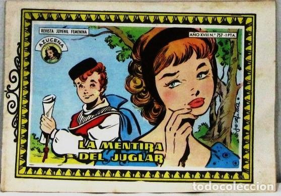 Tebeos: AZUCENA - N&ordm; 757 - LA MENTIRA DEL JUGLAR - COMIC - Foto 1