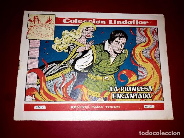 Tebeos: Colecci&oacute;n Lindaflor N&ordm; 243 - Foto 1