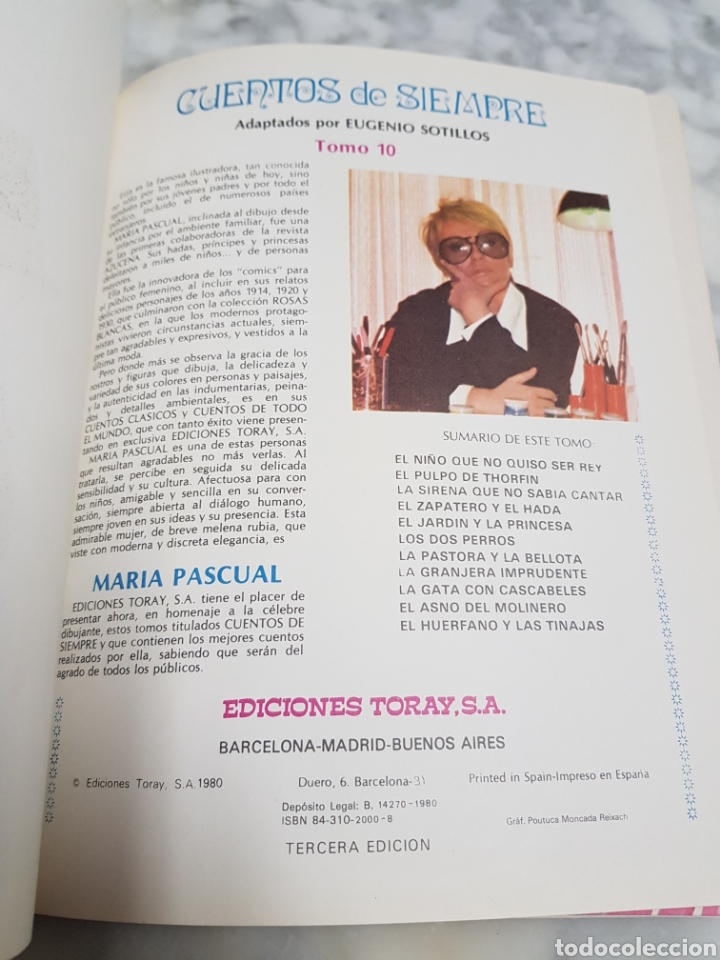 Tebeos: Mar&iacute;a Pascual , Cuentos de siempre , Ediciones Toray, 1980 - Foto 2