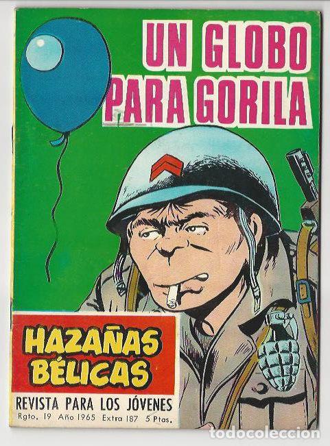 Tebeos: Toray. Haza&ntilde;as b&eacute;licas. 187. Extra rojo. Gorila. - Foto 1