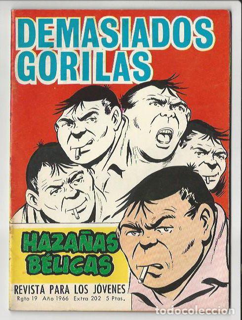Tebeos: Toray. Haza&ntilde;as b&eacute;licas. 202. Extra rojo. Gorila. - Foto 1