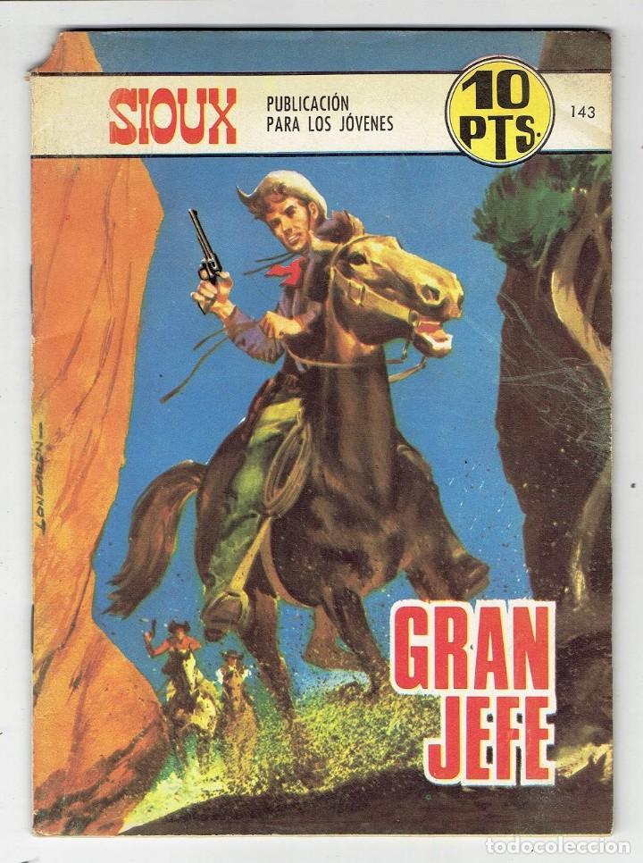 Tebeos: SIOUX N&ordm; 143 - GRAN JEFE - TORAY 1969 - Foto 1