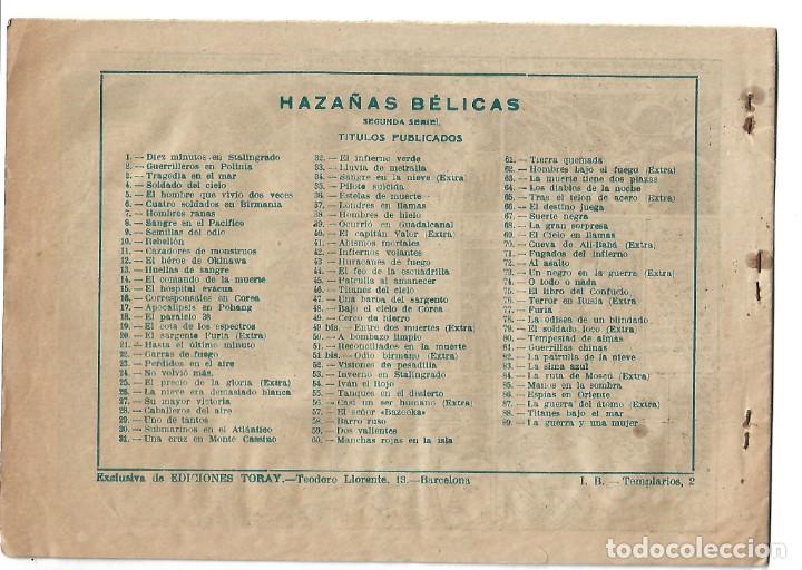 Tebeos: HAZA&Ntilde;AS BELICAS NUMERO 89- ORIGINAL - Foto 2