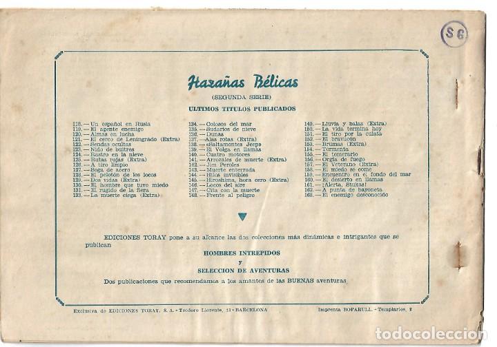 Tebeos: HAZA&Ntilde;AS BELICAS NUMERO 163- ORIGINAL - Foto 2