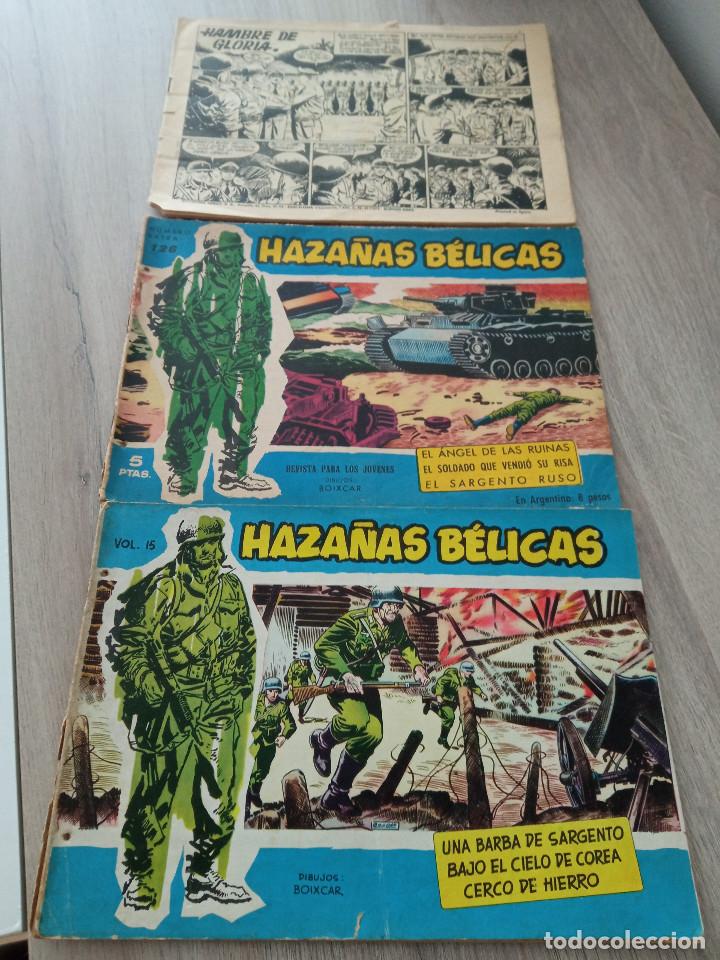 Tebeos: HAZA&Ntilde;AS BELICAS N&ordm; 15 Y 126 - Foto 1