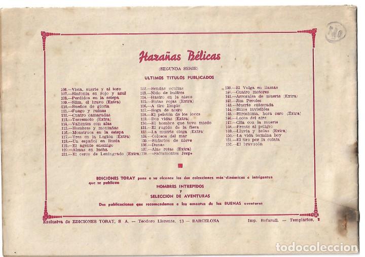 Tebeos: HAZA&Ntilde;AS BELICAS NUMERO 152- ORIGINAL - Foto 2