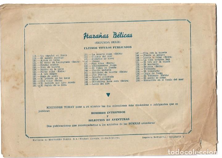 Tebeos: HAZA&Ntilde;AS BELICAS NUMERO 159- ORIGINAL - Foto 2