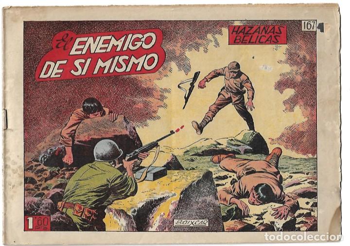 Tebeos: HAZA&Ntilde;AS BELICAS NUMERO 167- ORIGINAL - Foto 1