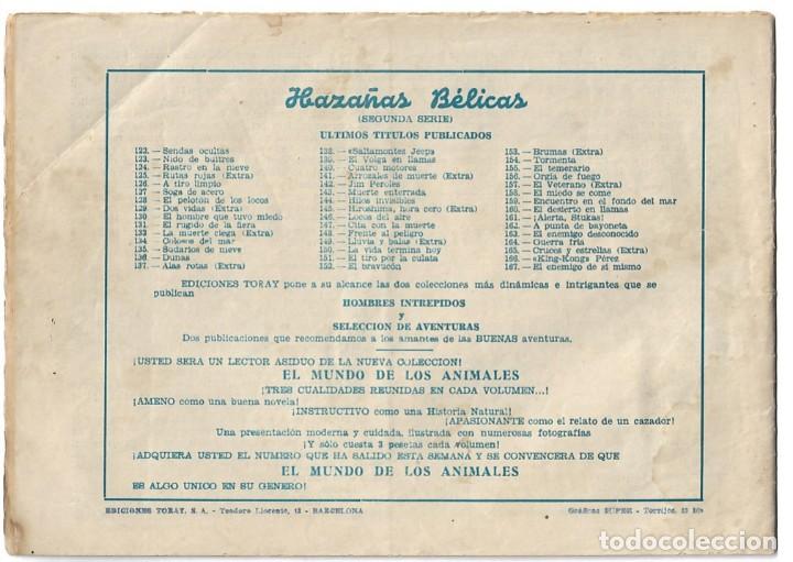 Tebeos: HAZA&Ntilde;AS BELICAS NUMERO 167- ORIGINAL - Foto 2