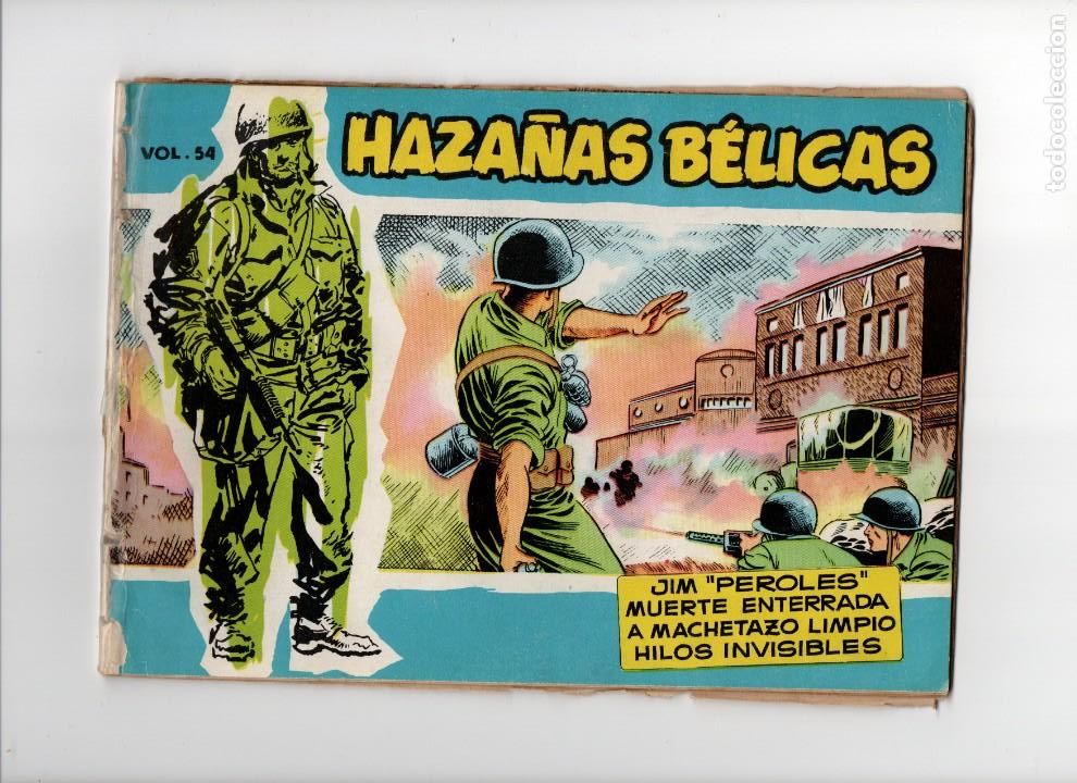 Tebeos: HAZA&Ntilde;AS BELICAS N&ordm; 54. SERIE AZUL - Foto 1