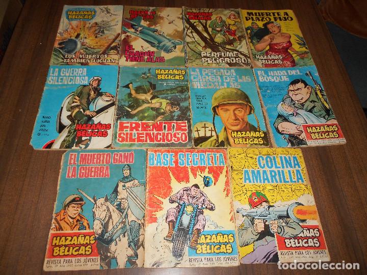 Tebeos: Haza&ntilde;as Belicas. Lote de 11 n&ordm;s. - Foto 1