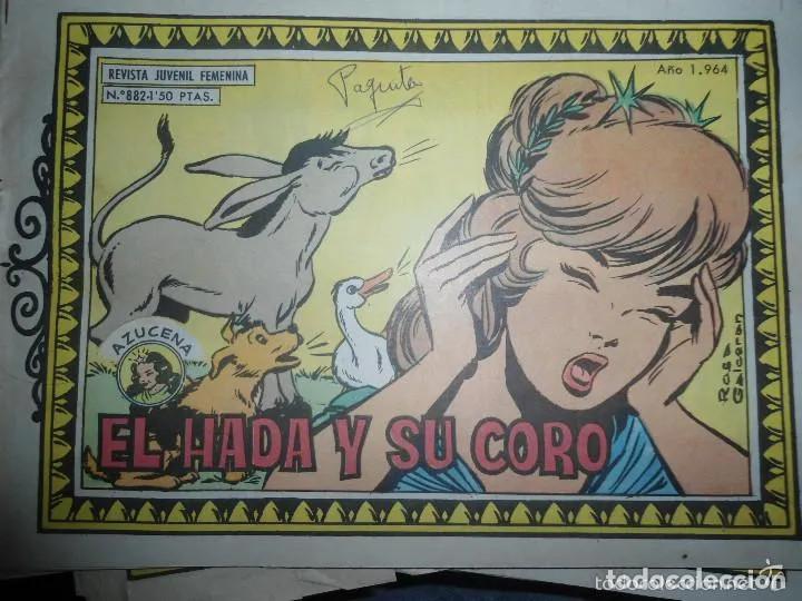 Tebeos: ANTIGUO TEBEO COMIC AZUCENA - EL HADA Y SU CORO - NUM 882 - Foto 1