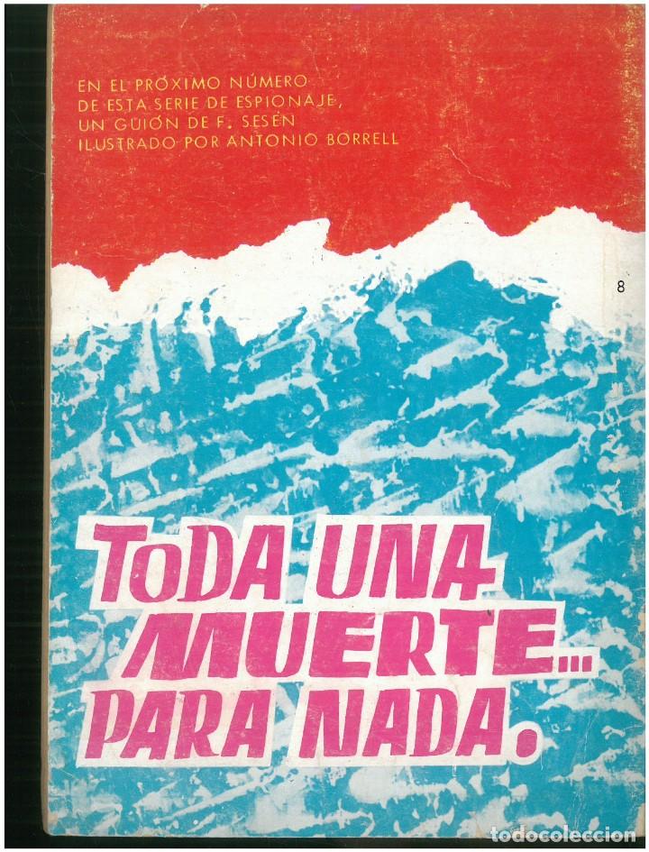 Tebeos: ESPIONAJE. N&ordm; 8. EDICIONES TORAY. 1974. C-82 - Foto 2